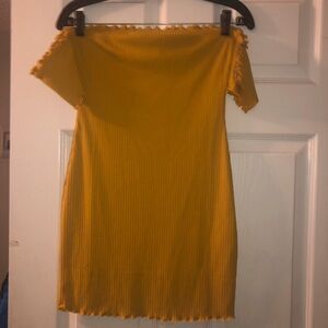 Yellow summer dress
